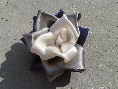 kanzashi r&oacute;zsa